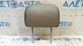 Rear left headrest for Chevrolet Volt 11-15, gray and black leather, dry-cleanable