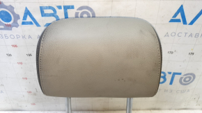Rear left headrest for Chevrolet Volt 11-15, gray and black leather, dry-cleanable
