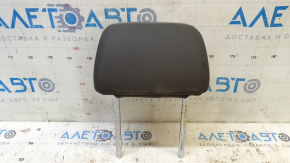 Rear left headrest for Chevrolet Volt 11-15, gray and black leather, dry-cleanable