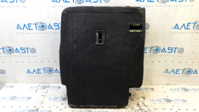 Right rear seat backrest for Chevrolet Volt 11-15, black leather, perforated