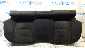 Chevrolet Volt 16-17 rear seat cushion, black leather with blue stitching, heated