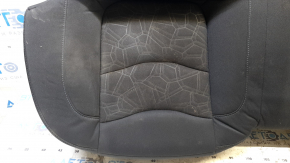 Chevrolet Volt 16-17 rear seat cushion, black leather with blue stitching, heated
