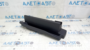 Front right passenger seat rail trim for Ford Edge 15-24 black, 2 pieces