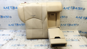 Right rear seat backrest for Cadillac CTS 14-15, beige leather, with armrest, ready to clean