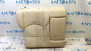 Right rear seat backrest for Cadillac CTS 14-15, beige leather, with armrest, ready to clean