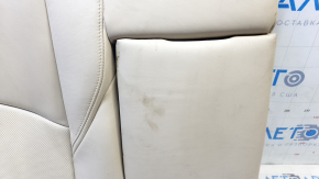 Right rear seat backrest for Cadillac CTS 14-15, beige leather, with armrest, ready to clean