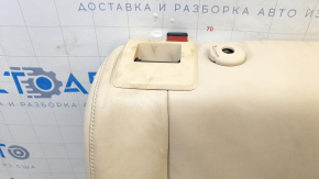 Right rear seat backrest for Cadillac CTS 14-15, beige leather, with armrest, ready to clean