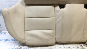 Rear seat cushion for a Cadillac CTS 14-15, beige leather, ready to clean