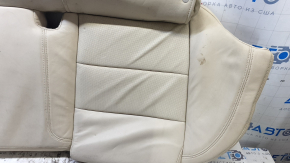 Rear seat cushion for a Cadillac CTS 14-15, beige leather, ready to clean