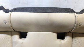 Rear seat cushion for a Cadillac CTS 14-15, beige leather, ready to clean