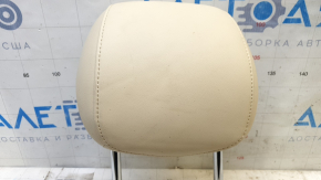 Rear left headrest Cadillac CTS 14-14, beige leather, ready to clean