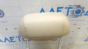 Rear left headrest Cadillac CTS 14-14, beige leather, ready to clean