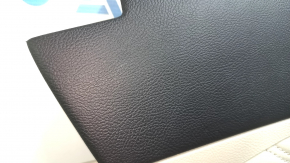Rear left door panel for Ford Edge 19-24, gray and black, black leather armrest, gray leather insert, with handle, cleanable, butt
