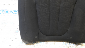 Right rear seat backrest Chrysler 200 15-17 black cloth, for cleaning