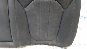 Left rear seat back Chrysler 200 15-17 black cloth, needs cleaning, bent guide