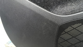 Black door panel, rear left, Volvo XC40 19-25, black leather armrest, with handle, scratches