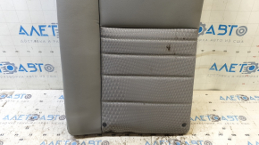 Left rear seat backrest for Toyota Camry v55 15-17 usa SE, combined gray, gray stitching, needs cleaning, dented