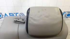Left rear seat backrest for Toyota Camry v55 15-17 usa SE, combined gray, gray stitching, needs cleaning, dented