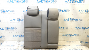 Right rear seat backrest for Toyota Camry v55 15-17 usa SE, combined gray, gray stitching, with armrest, needs cleaning, dented
