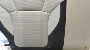 Backrest of the rear seat, right, 2nd row, Subaru Forester 19-24 SK, combined cloth, black and gray, for cleaning