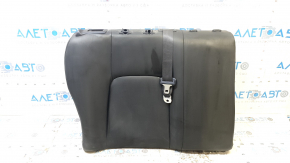 Right rear seat backrest for Lexus CT200h 11-13, black leather, with belt
