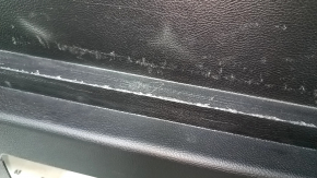 Right arch trim for Ford Edge 15-24, black, with subwoofer, scratches, scuffs, cracks