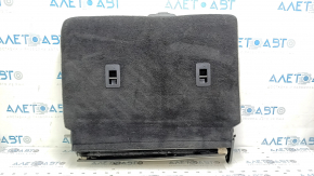 Rear seat backrest, 2nd row, left, Ford Edge 15-24, gray leather, with armrest, with belt, dry-cleanable