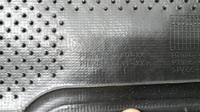 Rear left interior mat for Toyota Prius 30 10-15, black cloth