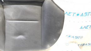 Acura ILX 13-15 rear seat cushion, black leather, perforated, for cleaning