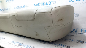 Ford Edge 15-24 rear seat cushion, gray leather, pitted, cracked