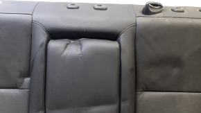 Acura ILX 13-15 black leather rear seat back, perforated, with armrest, dented