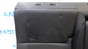 Acura ILX 13-15 black leather rear seat back, perforated, with armrest, dented