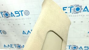 Left center pillar trim, upper belt, Lexus GS300 GS350 GS430 GS450h 06-09, beige, dry-cleanable