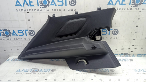 Upper left rear pillar trim for Volvo XC40 19-25, black, scratches, broken guide
