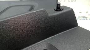 Upper left rear pillar trim for Volvo XC40 19-25, black, scratches, broken guide