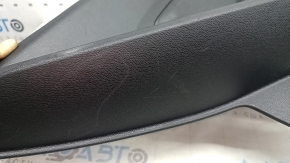 Upper left rear pillar trim for Volvo XC40 19-25, black, scratches, broken guide