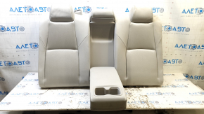 Rear seat backrest, 2nd row, Honda Accord 19-22, gray cloth, with armrest, for cleaning