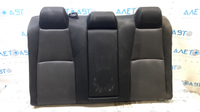 Rear seat backrest, 2nd row, Honda Accord 19-22, black cloth, with armrest, for cleaning