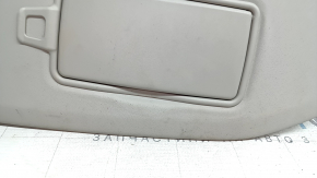 Right sun visor for Volvo XC40 19-25, gray, without hook, with backlight, dry-cleanable