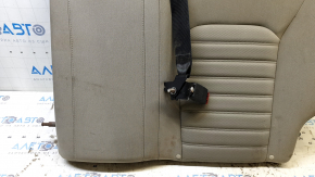 Rear seat backrest, 2nd row, left, Ford Fusion mk5 17-20, beige cloth, with belt, for cleaning