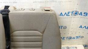 Rear seat backrest, 2nd row, left, Ford Fusion mk5 17-20, beige cloth, with belt, for cleaning