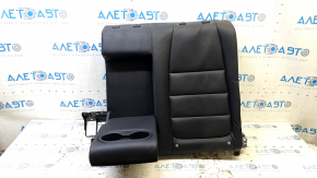 Backrest of the rear row of seats, 2nd row, left, Mazda 6 14 - black leather, with armrest