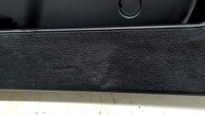 BMW X1 F48 16-22 black lower trunk door trim, scratches, worn