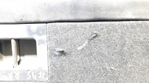 Right rear seat back for Hyundai Sonata 15-17, black leather, perforation, tears