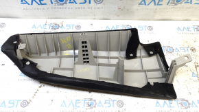Left rear seat side bolster for Acura ILX 13-15, black leather