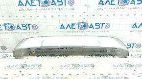 BMW X1 F48 16-22 X-line rear bumper lip trim, gray structure, scratches