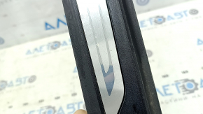 BMW X1 F48 16-22 black outer door sill with chrome molding, X-line, Sport-line, corrosion