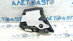 Left side trim panel for the center console of a BMW X1 F48 16-19, black, with backlighting