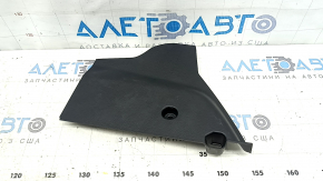 Right side trim for the center console of a BMW X1 F48 16-19, black, scratched