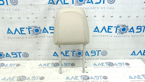 BMW X1 F48 16-22 passenger seat headrest, beige leather, Sensatec, Oyster